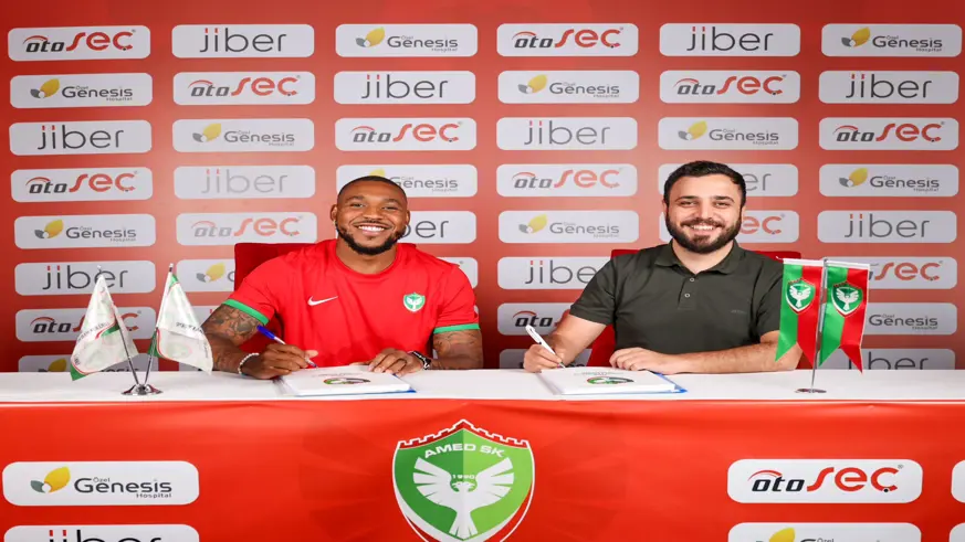 Amedspor duyurdu; Britt Assombalonga yeşil-kırmızılı takımda