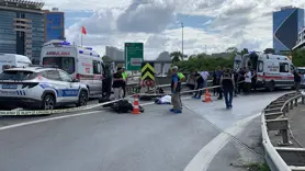 Bariyere çarpan motosikletteki polis memuru hayatını kaybetti