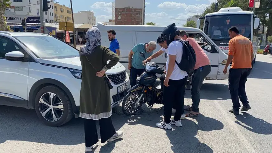 Adıyaman'da otomobille motosiklet çarpıştı: 1 yaralı