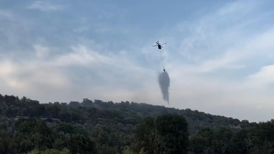 Diyarbakır'daki orman yangınları helikopter desteğiyle kontrol altına alındı