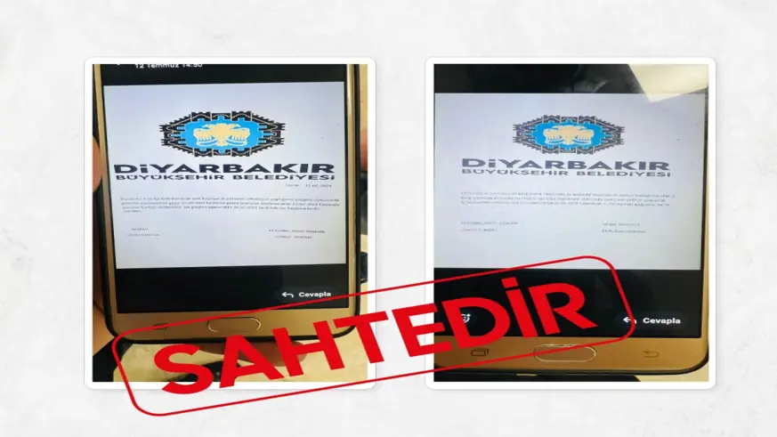 Diyarbakır Büyükşehir Belediyesi’nden uyarı: Dolandırıcıların mağduru olma!