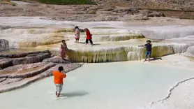 Van'ın Pamukkale'si turizmin yeni rotası haline geldi