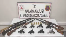 Malatya'da silah ticareti yapan 6 şüpheli yakalandı