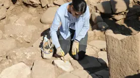 Karahantepe'de bulunan koşan yaban eşeği figürü neolitik döneme ışık tutacak