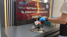 Batman'da ayakkabı içinde uyuşturucu sevkiyatı polise takıldı