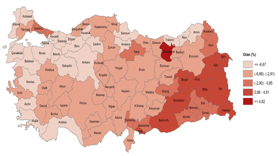 Eskişehir muhtemel eğitim süresinin en çok düşüş gösterdiği il oldu; Diyarbakır kaçıncı sırada yer aldı?