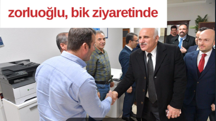 ZORLUOĞLU BİK ZİYARETİNDE