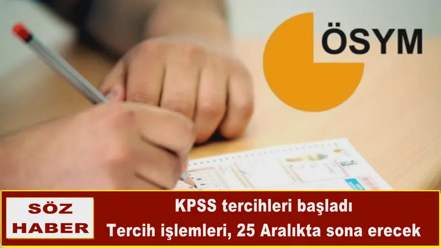 KPSS tercihleri başladı