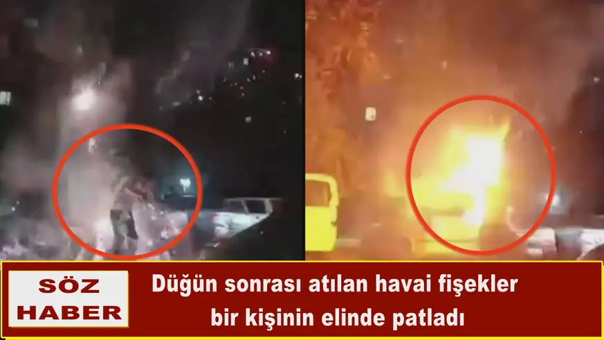 Patlattığı havai fişekler sonu oluyordu