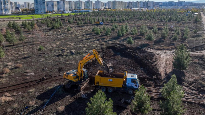 Naturapark'ta altyapı çalışmaları başladı