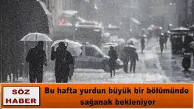 Bu hafta yurdun büyük bir bölümünde  sağanak bekleniyor