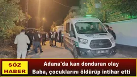 Baba, çocuklarını öldürüp intihar etti