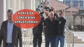 Konya'da çöken bina soruşturması