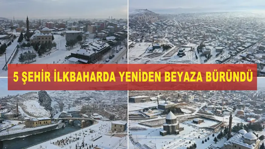 5 şehir ilkbaharda yeniden beyaza büründü