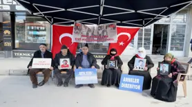 Muşlu aileler DEM Parti binası önündeki eylemlerine devam etti