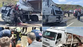 Feci tır kazası: 1 ölü, 1 yaralı