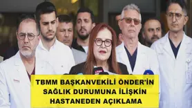 TBMM Başkanvekili Önder'in sağlık durumuna ilişkin hastaneden açıklama