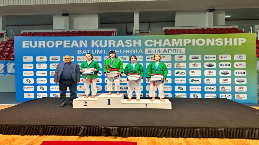 Diyarbakırlı sporcu Hilal Göktekin Avrupa Kuraş Şampiyonu oldu