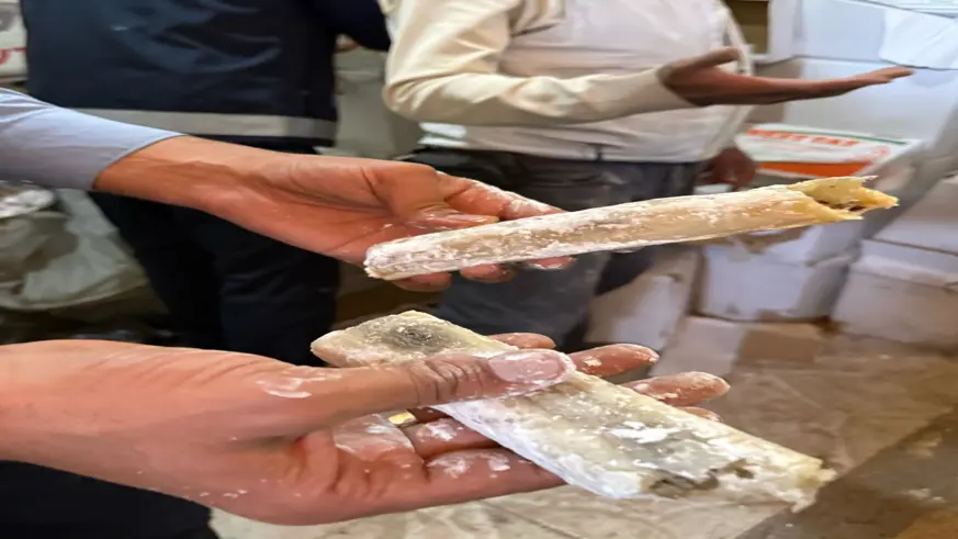 2 ton küflenmiş ve son tüketim tarihi geçmiş lokum ele geçirildi