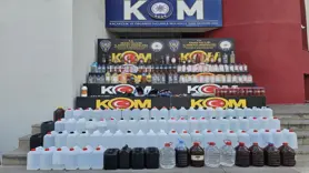 660 litre sahte içki ele geçirildi