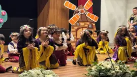 Masal diyarı çocuk festivali gösterisi