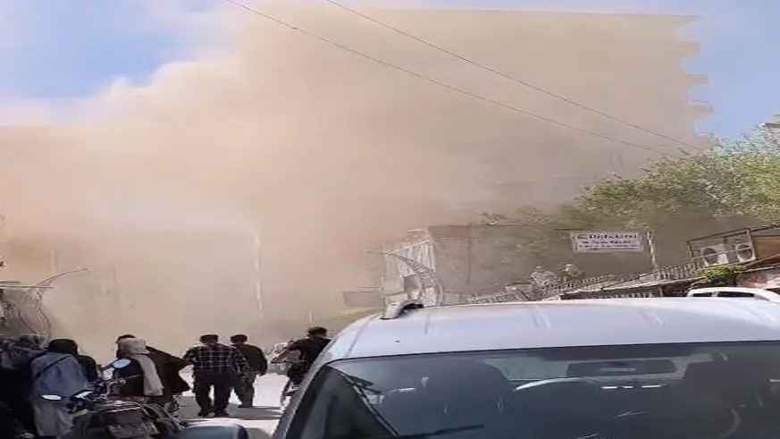 Yoğun duman paniğe neden oldu