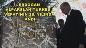 Erdoğan, Alparslan Türkeş'i vefatının 28. yılında andı