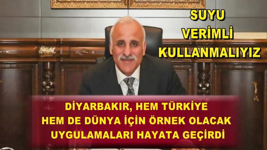 Suyu verimli Kullanmalıyız