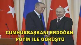 Cumhurbaşkanı Erdoğan Putin ile görüştü
