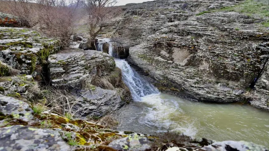 Ağrı'nın saklı güzelliği Bekiran Şelalesi