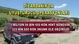 Diyarbakır'da uyuşturucu operasyonları