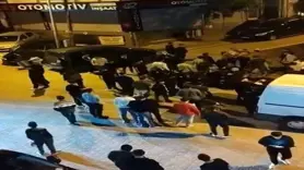 Kaza sonrasında iki aile birbirine girdi