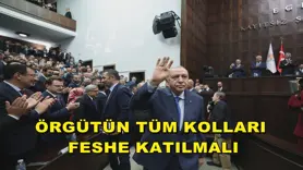 Örgütün tüm kolları feshe katılmalı