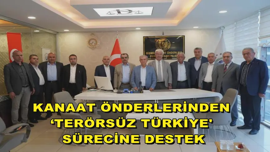 Kanaat önderlerinden ‘Terörsüz Türkiye' sürecine destek