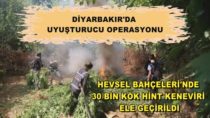Diyarbakır'da uyuşturucu operasyonu