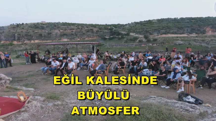 Eğil Kalesinde Büyülü  Atmosfer