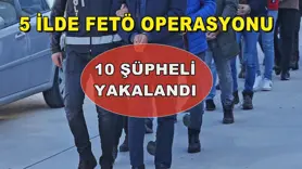 5 ilde FETÖ operasyonu