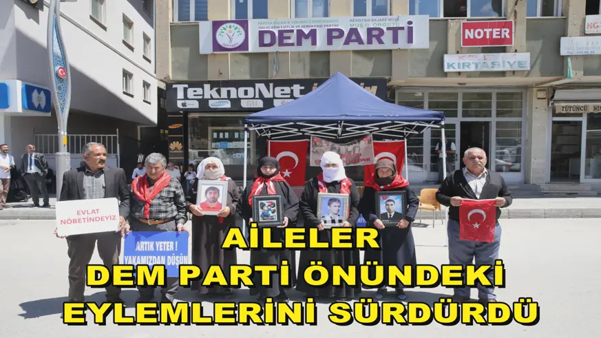 Aileler, DEM Parti önündeki eylemlerini sürdürdü