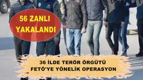 36 ilde terör örgütü FETÖ'ye yönelik operasyon