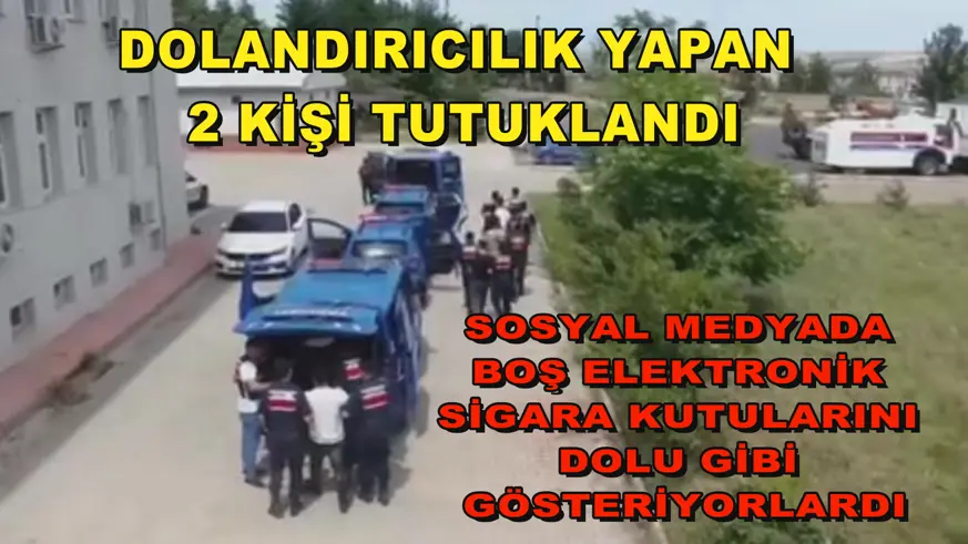 Dolandırıcılık yapan 2 kişi tutuklandı