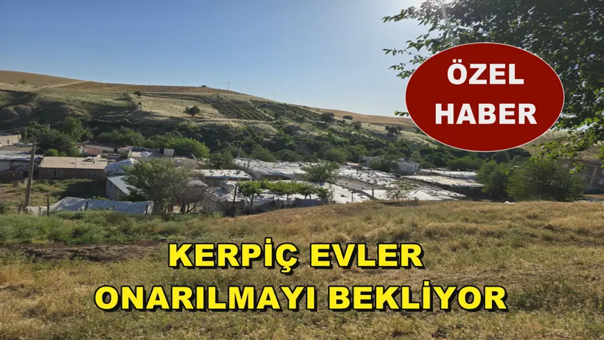 Kerpiç evler onarılmayı bekliyor