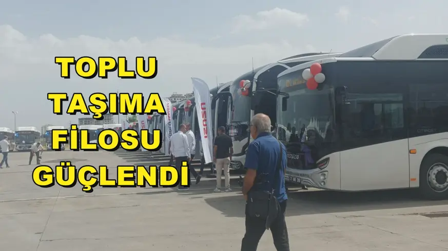 Toplu taşıma Filosu güçlendi