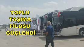 Toplu taşıma Filosu güçlendi