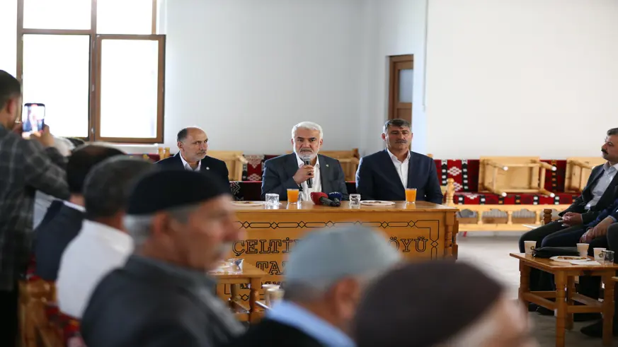 Yapıcıoğlu, Bingöl'de konuştu
