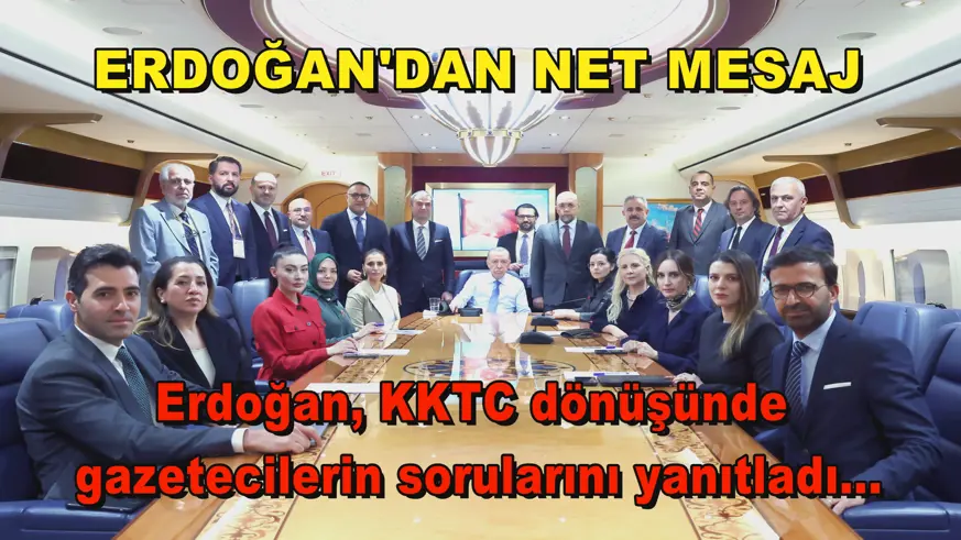 Erdoğan'dan net mesaj
