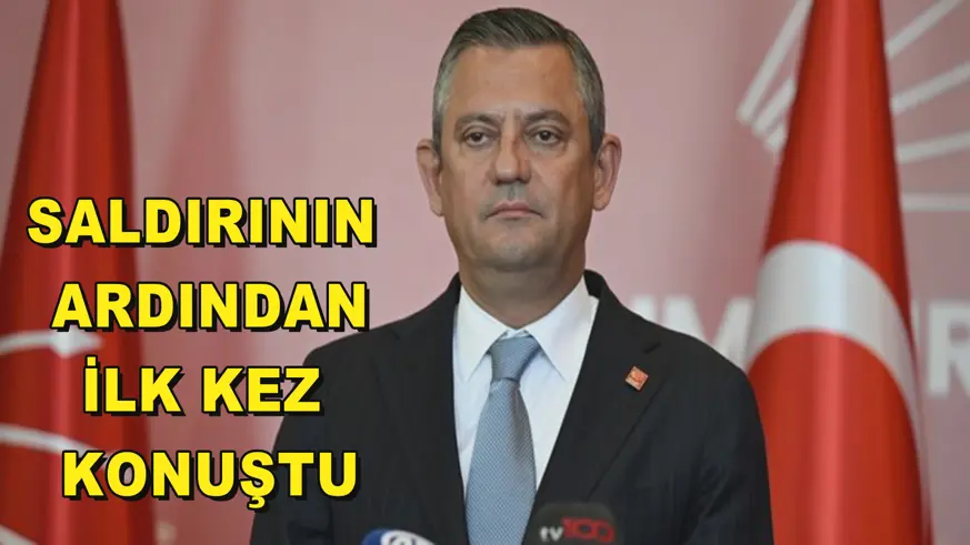 Özgür Özel, ilk kez konuştu