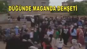 Düğünde maganda dehşeti