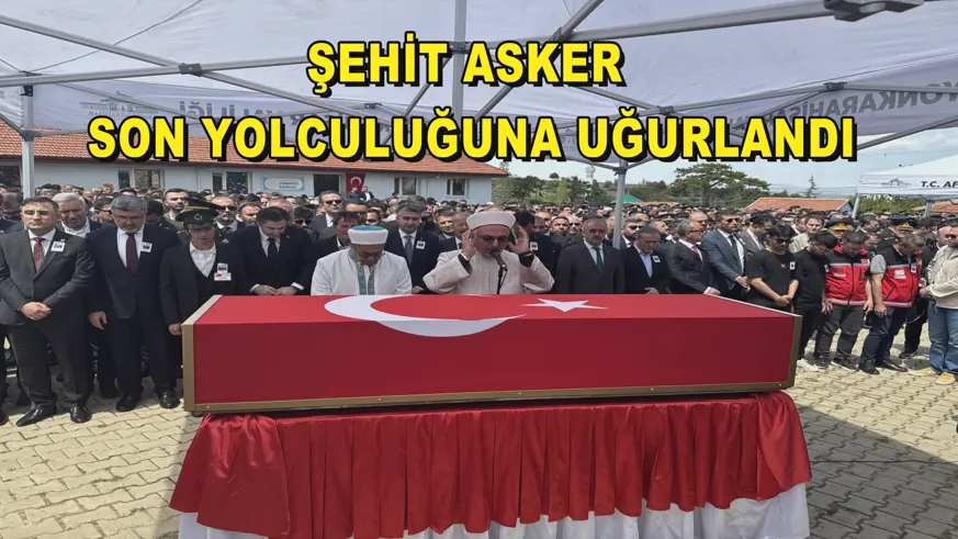 Şehit asker son yolculuğuna uğurlandı