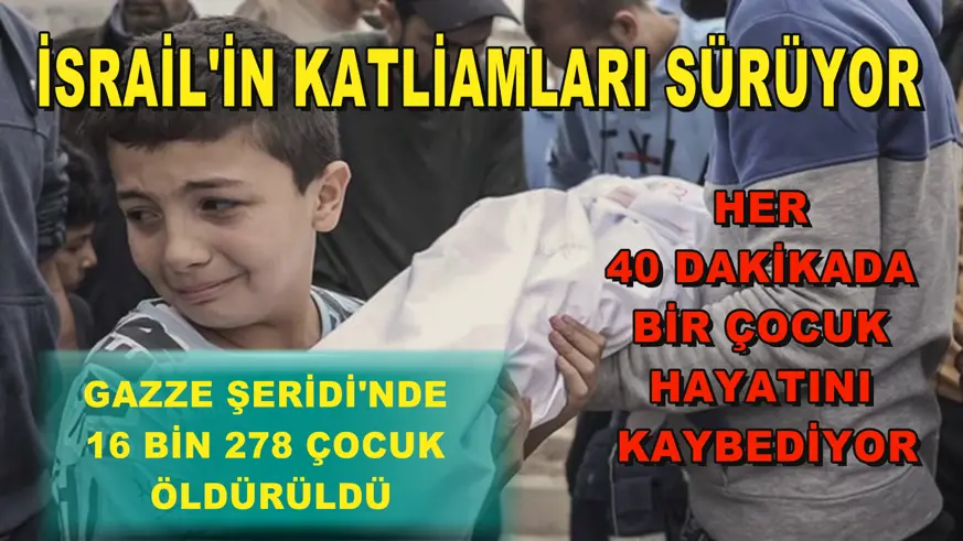İsrail'in katliamları sürüyor