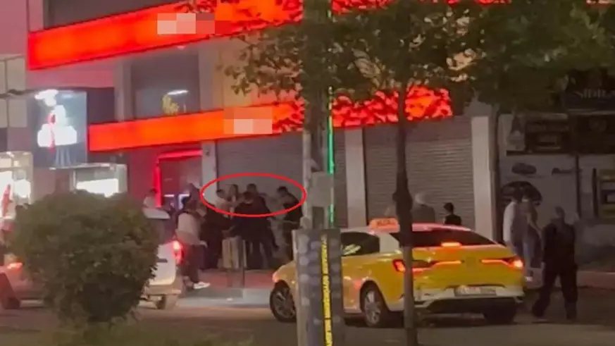 İki grup arasında sopalı ve kemerli kavga